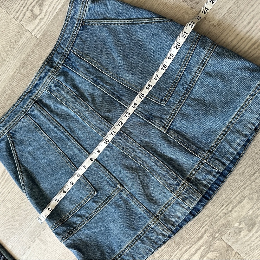 CAbi Blue Denim Mini Skirt - Picture 10 of 11